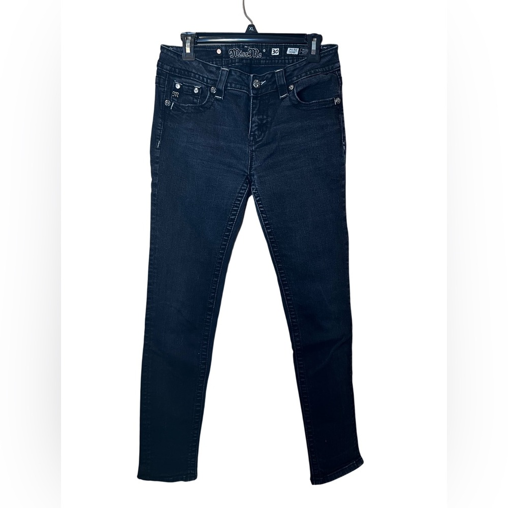 Miss Me Black Mid Rise Skinny Jean Size 30